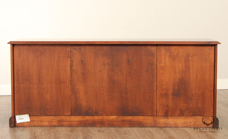 Harden Traditional Solid Cherry Long File Cabinet Office Credenza