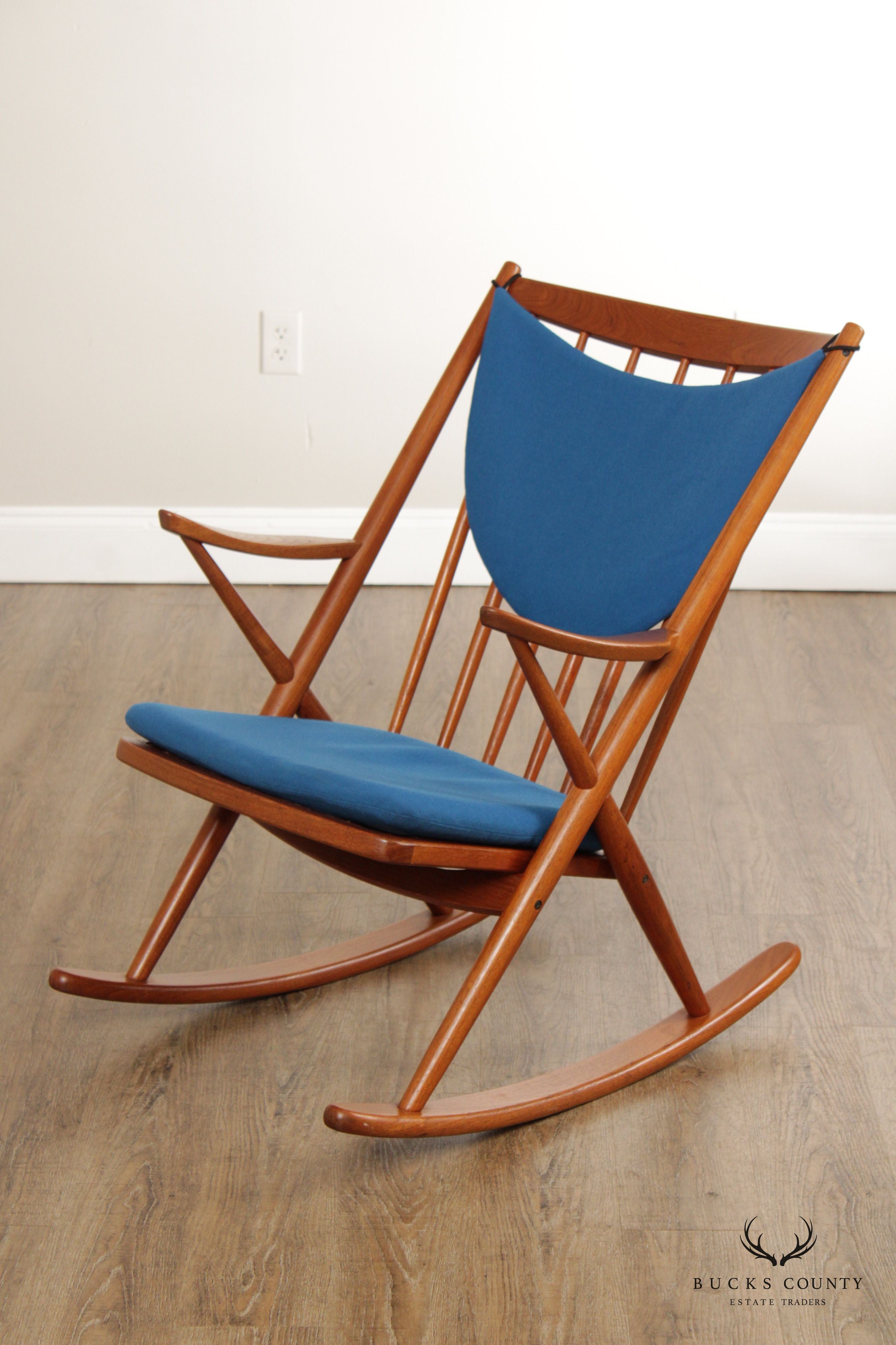 Bramin Møbler Danish Modern Teak Rocker