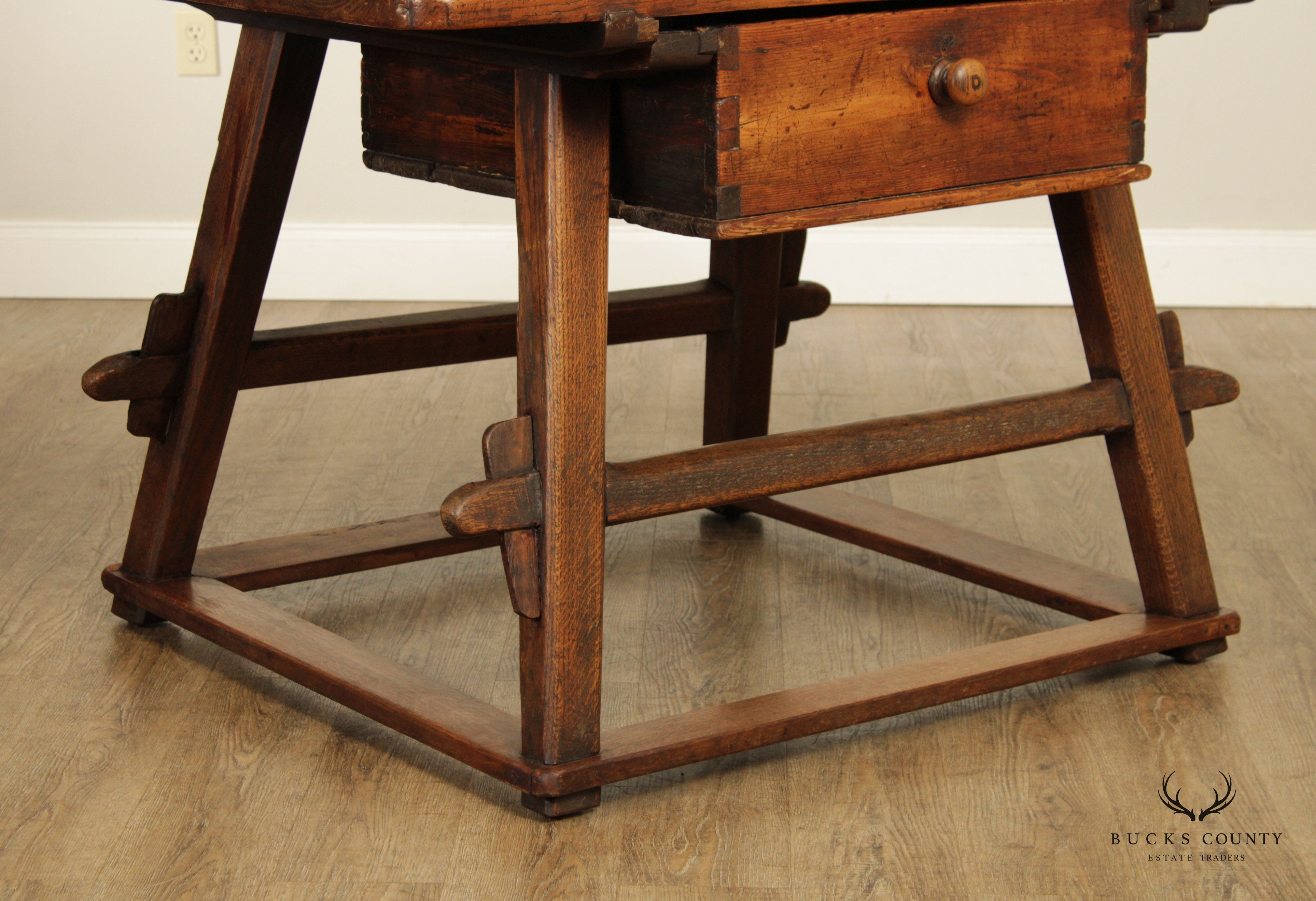 Antique 18th C. Rustic European Centre Table