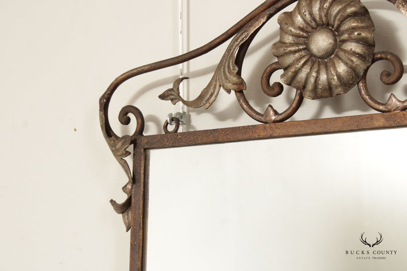 Tuscan Style Scrolled Iron Work Wall Mirror