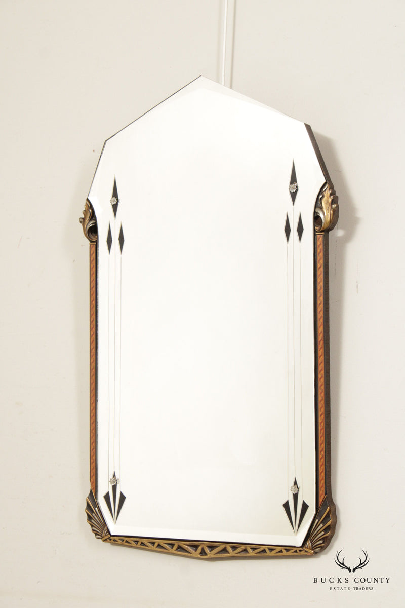 Chicago Mirror and Art Glass Co. 1930's Art Deco Accent Mirror
