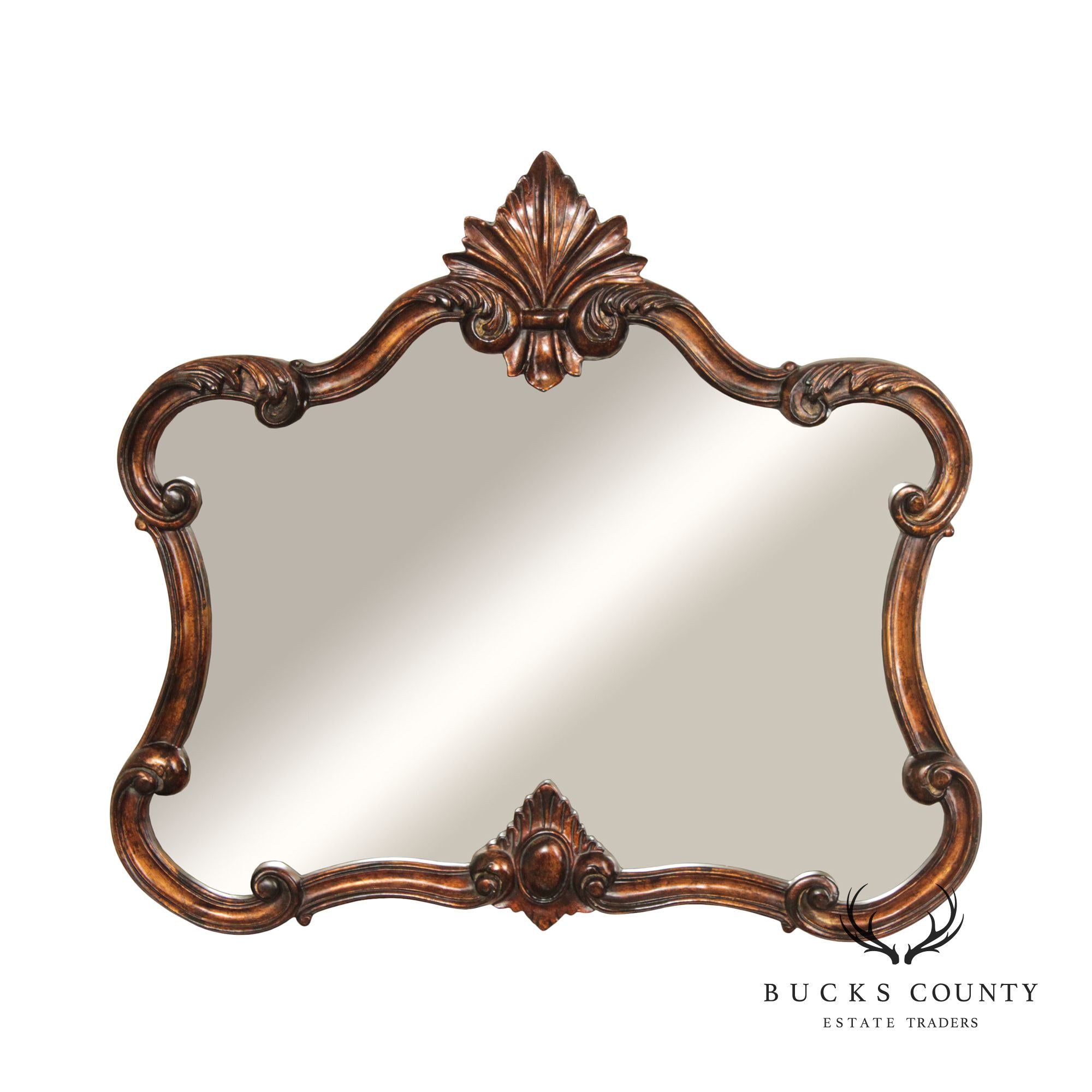 Italian Provincial Style Over-Mantel or Fireplace Mirror