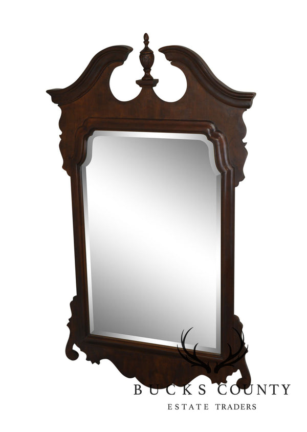 Henredon Salem Collection Dark Cherry Chippendale Mirror