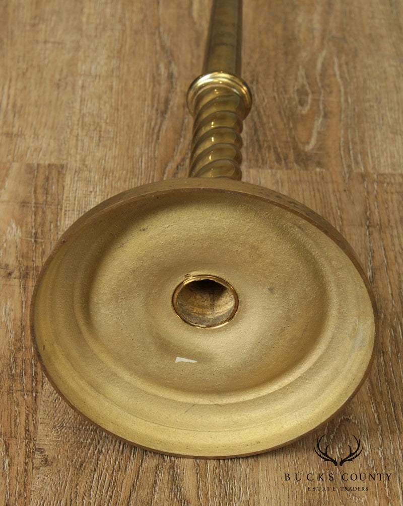 Quality Brass Floor Candle Holder