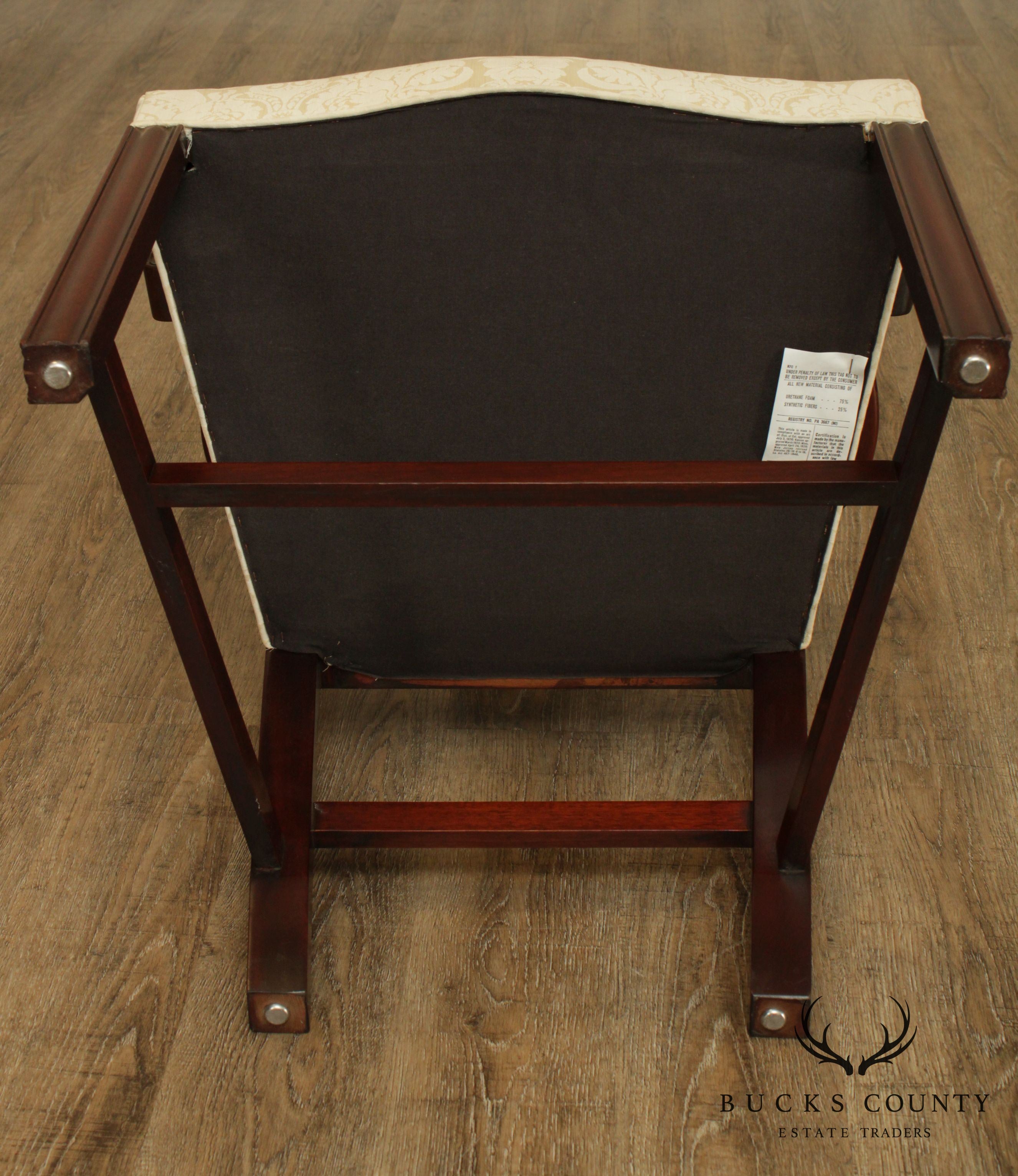 Kindel Chippendale Style Mahogany Armchair (A)