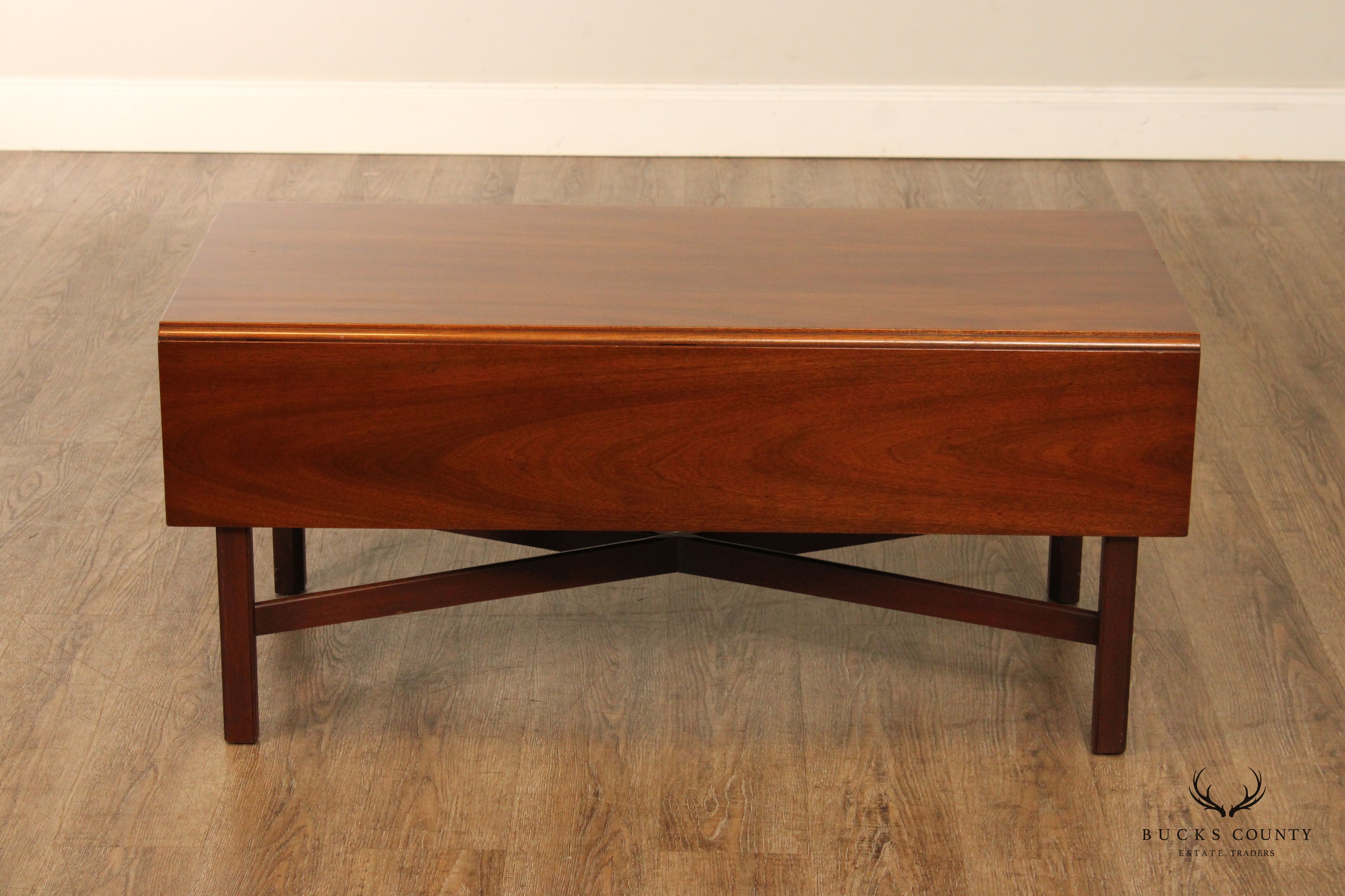 Kittinger Williamsburg Adaptation Mahogany Drop Leaf Coffee Table