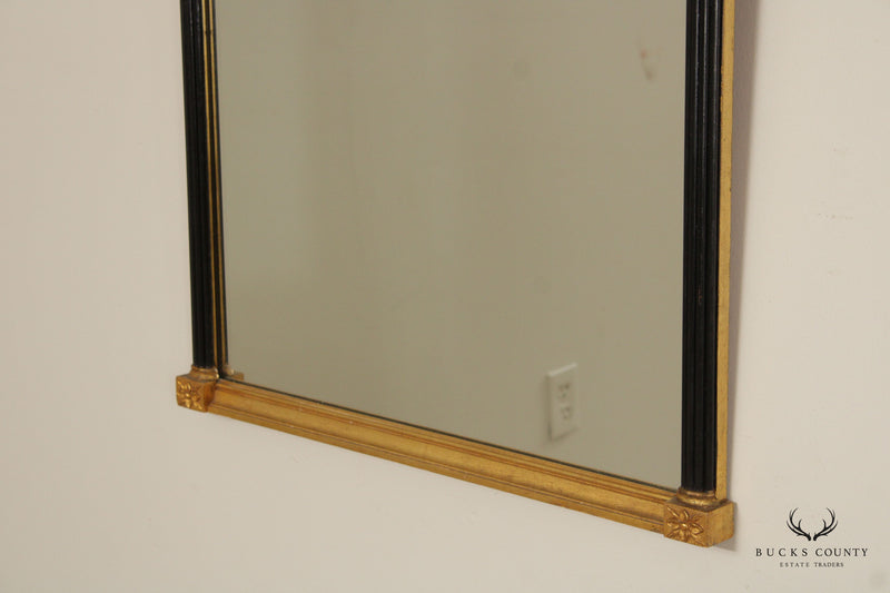 `D. Milch & Son Neoclassical Style Gilt and Black Wall Mirror