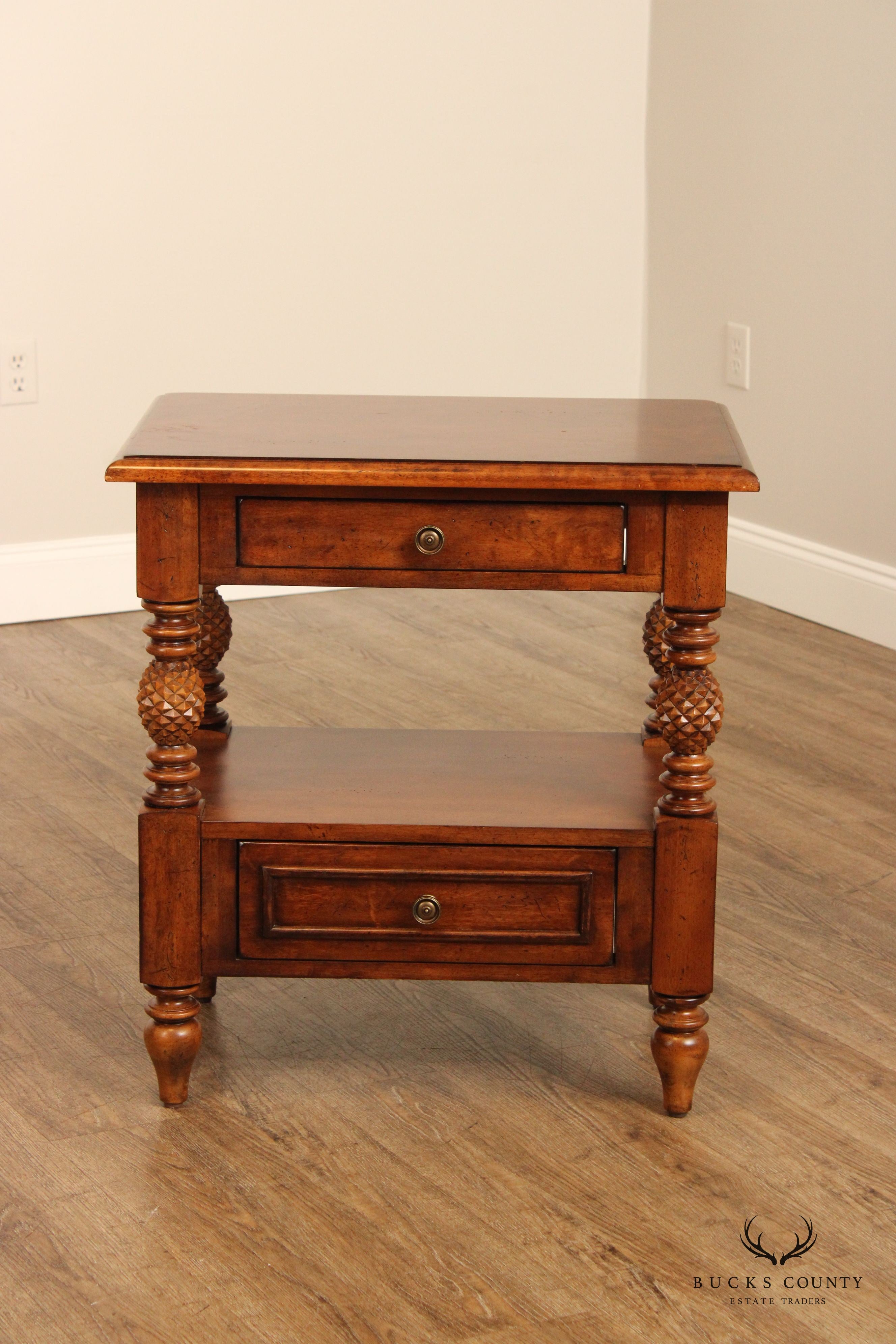 Stanley Furniture Traditional Two Tier End Table