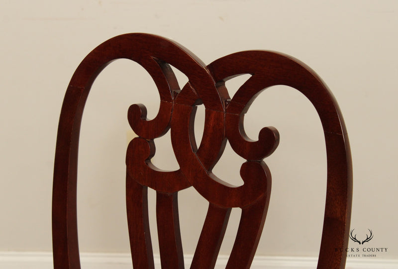 Chippendale Style Set of 8 Mahogany Ball and Claw Dining Chairs