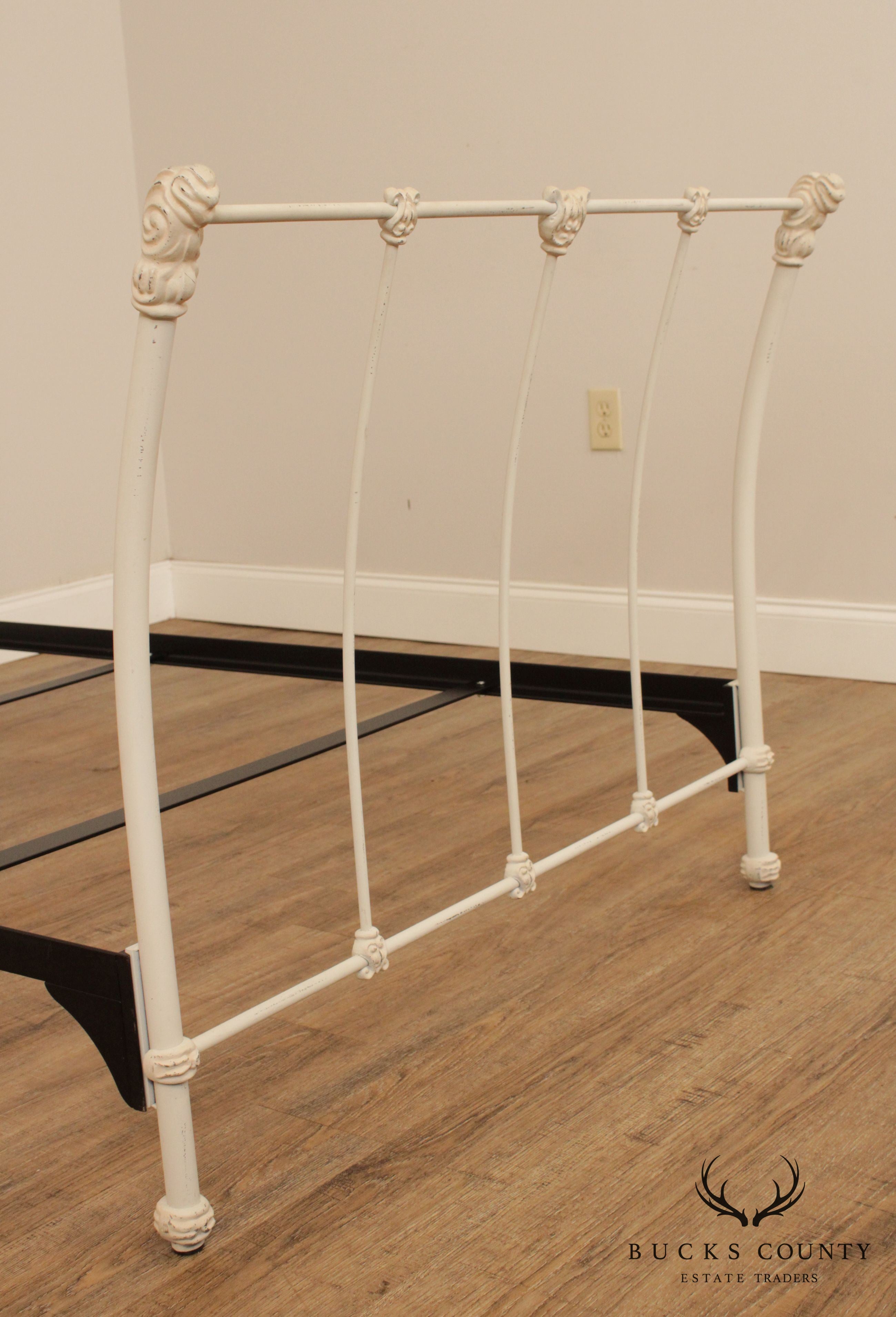 Victorian Style Twin Size Iron Bed