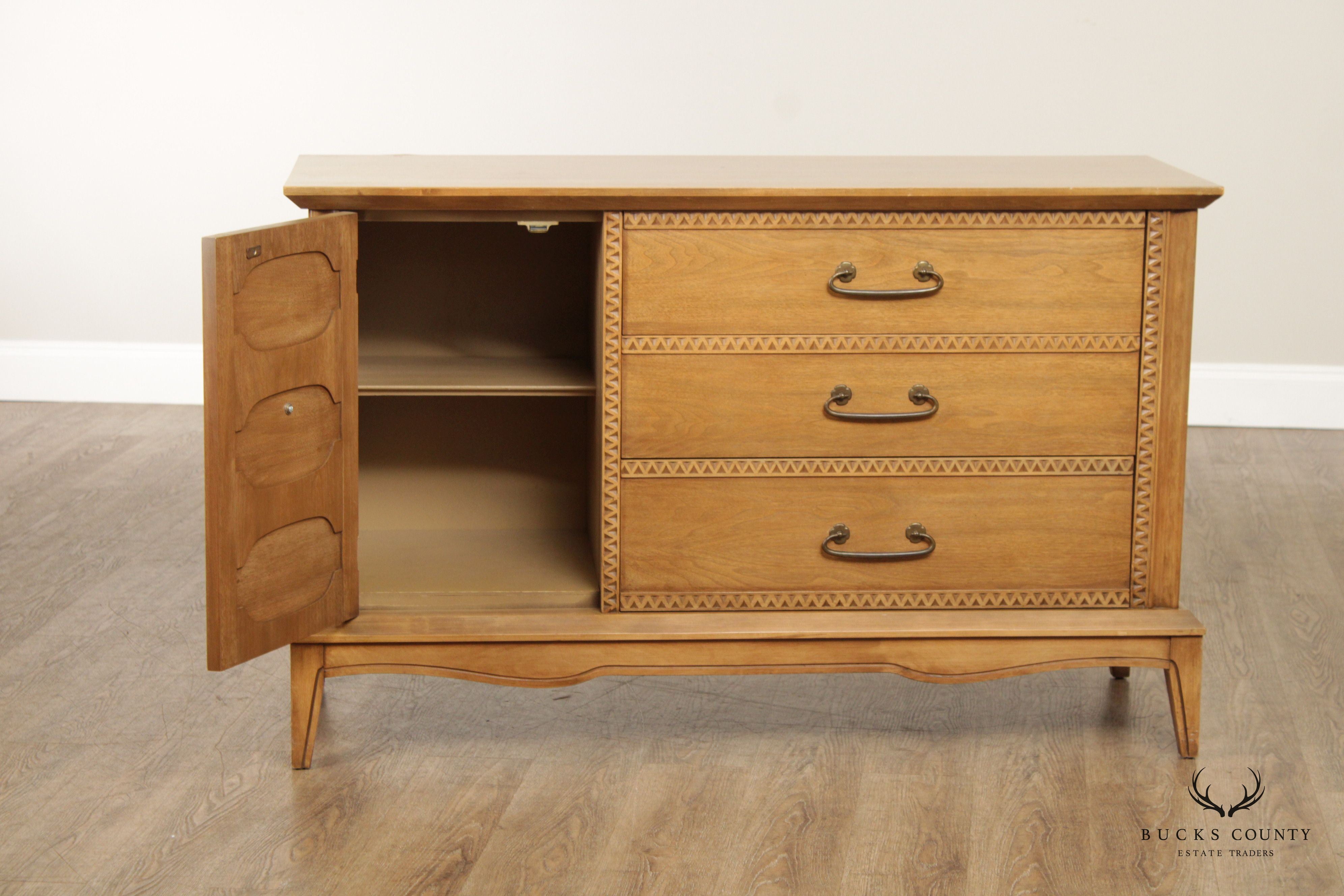 Mid Century Modern Walnut Credenza or Chest