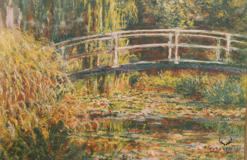 Vintage 'Waterlily Pond, Harmony in Pink' Art Print, After Claude Monet
