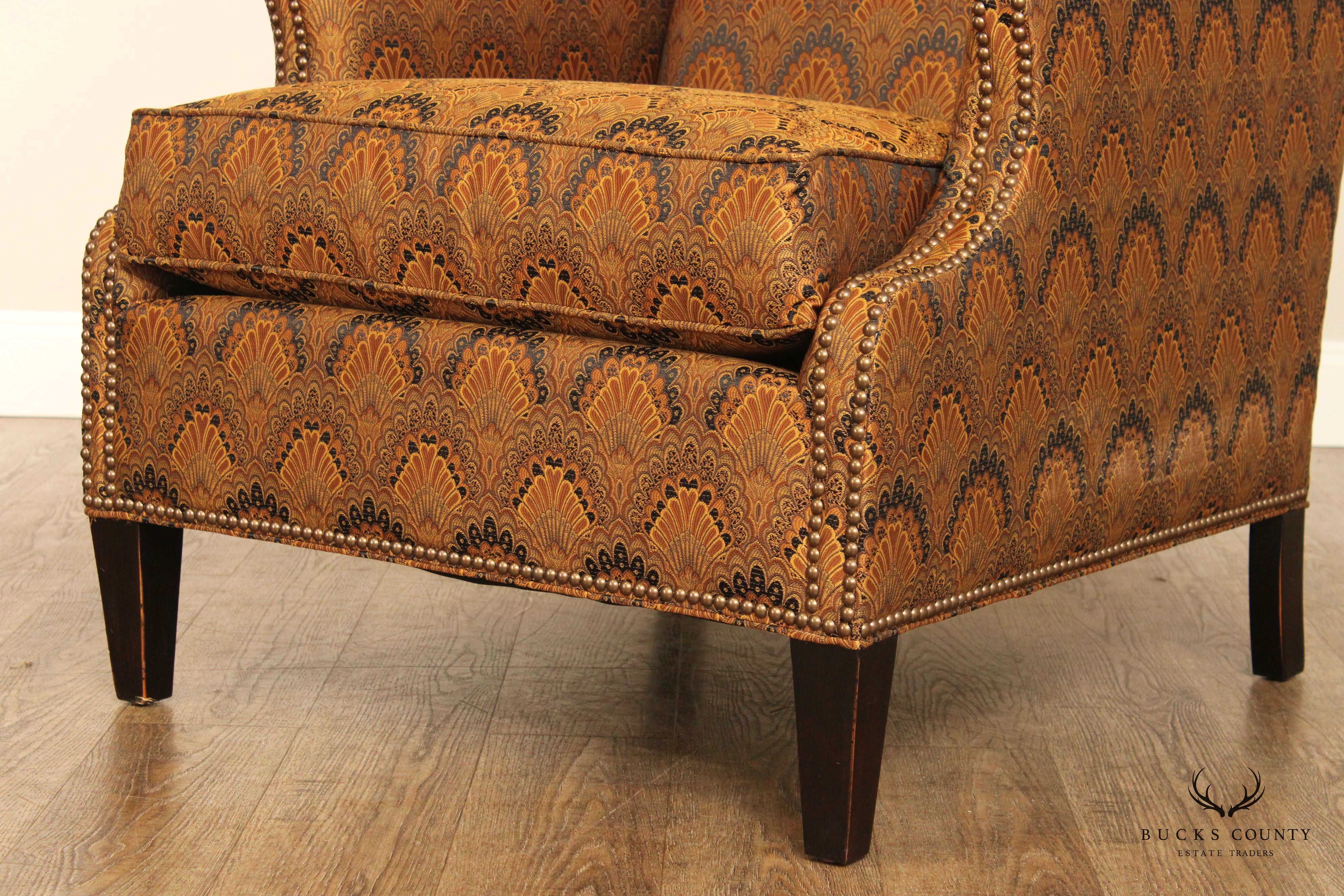 Fairfield Transitional Style Lounge Armchair