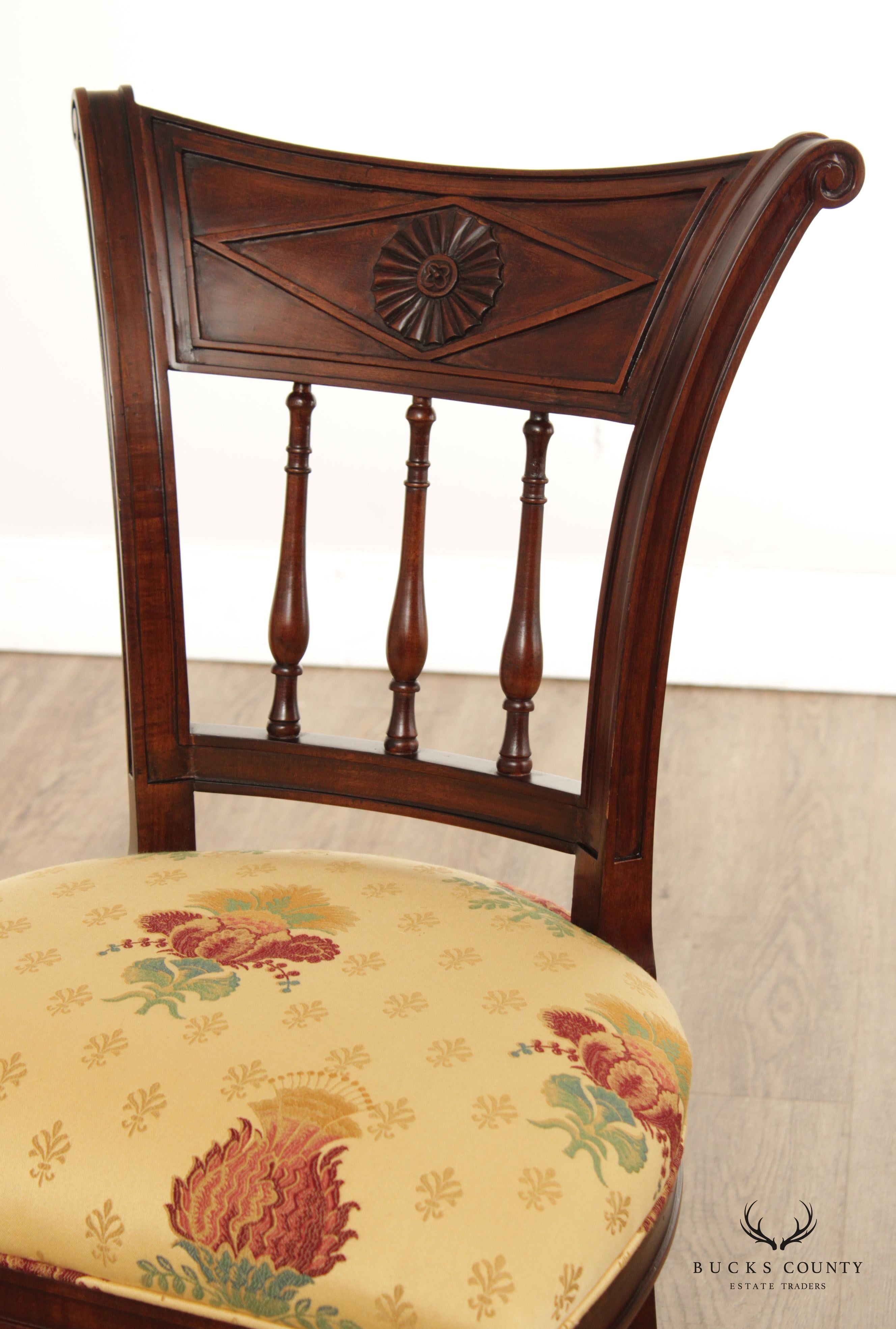 Hickory Chair Co. Regency Style Mahogany Side Chair