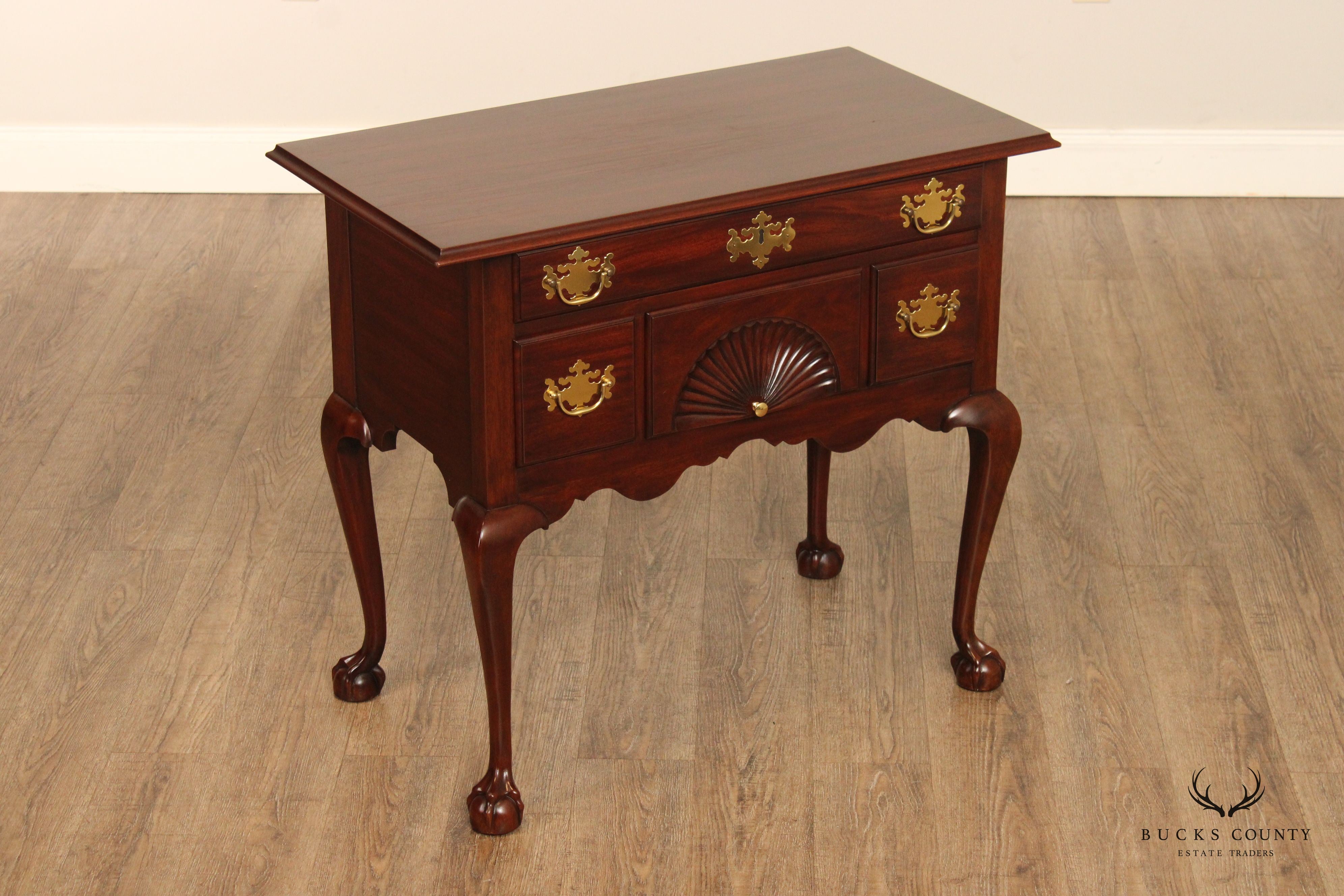 Henkel Harris SPNEA Chippendale Style Mahogany Lowboy