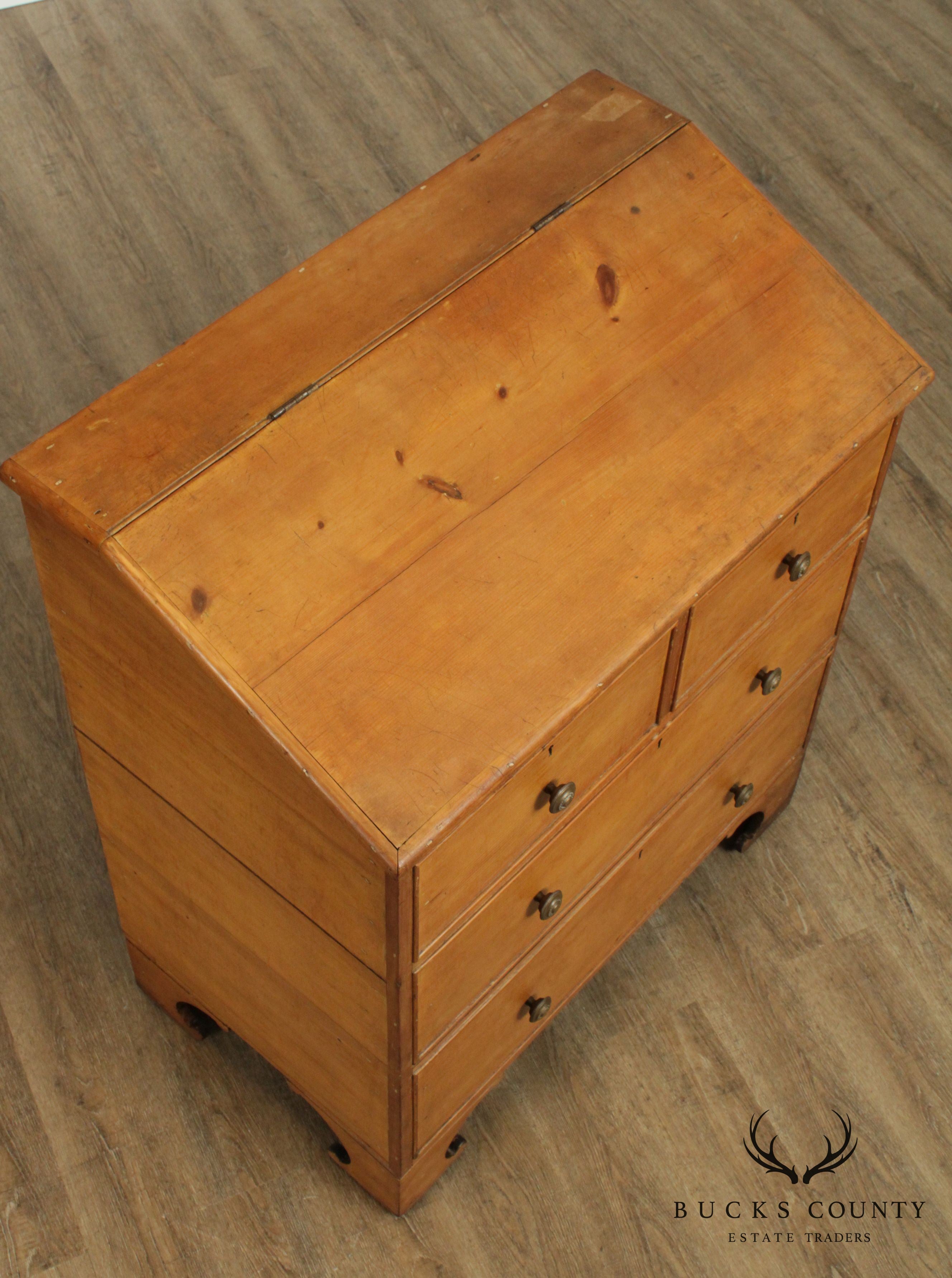 Antique 19th Century American Pine Sugar Chest