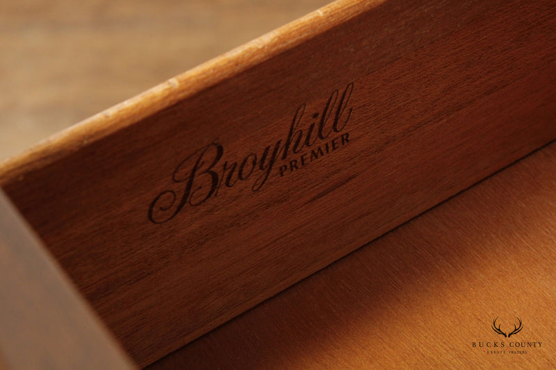 Broyhill Brasilia Mid Century Modern Walnut Gentleman's Chest Armoire (B)