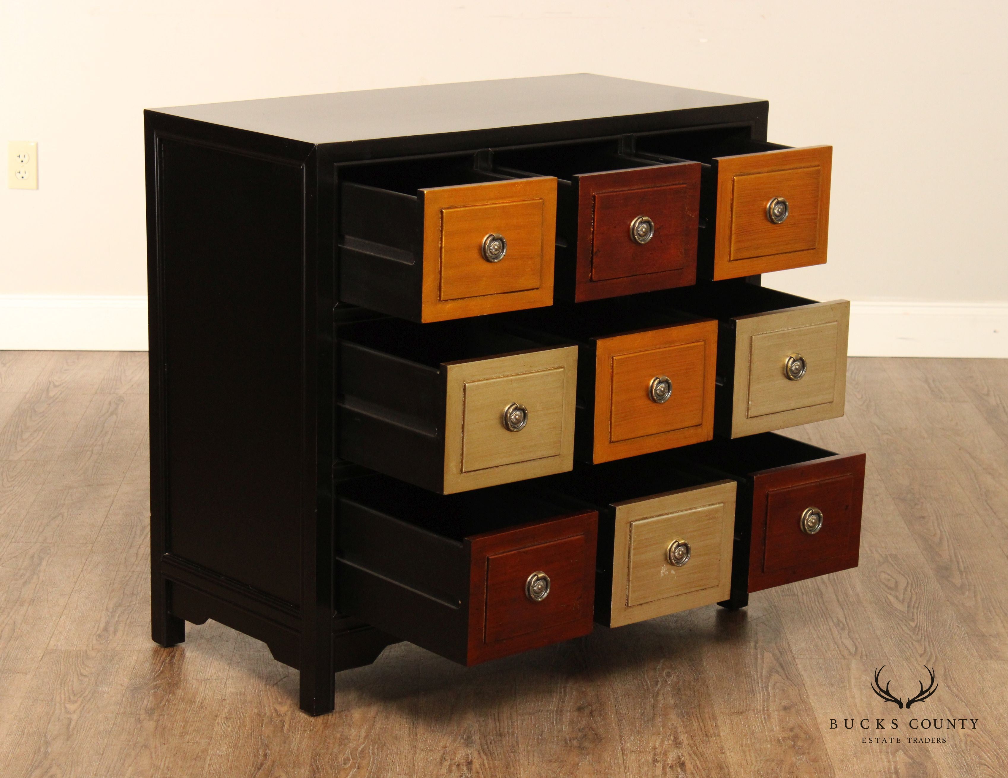 Bassett Mirror Co. Tic-Tac-Toe Color Block Chest