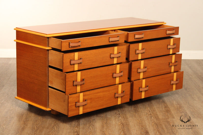 Paul Frankl for Johnson Furniture 'Station Wagon' Long Chest of Drawers