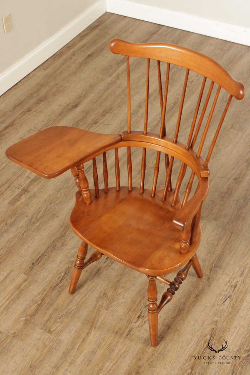 Sprague Carleton Solid Maple Windsor Writing Chair