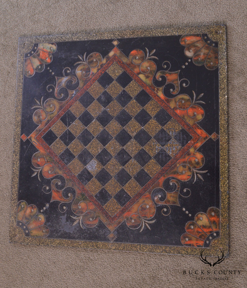 Antique Slate Chess Game Board (B)