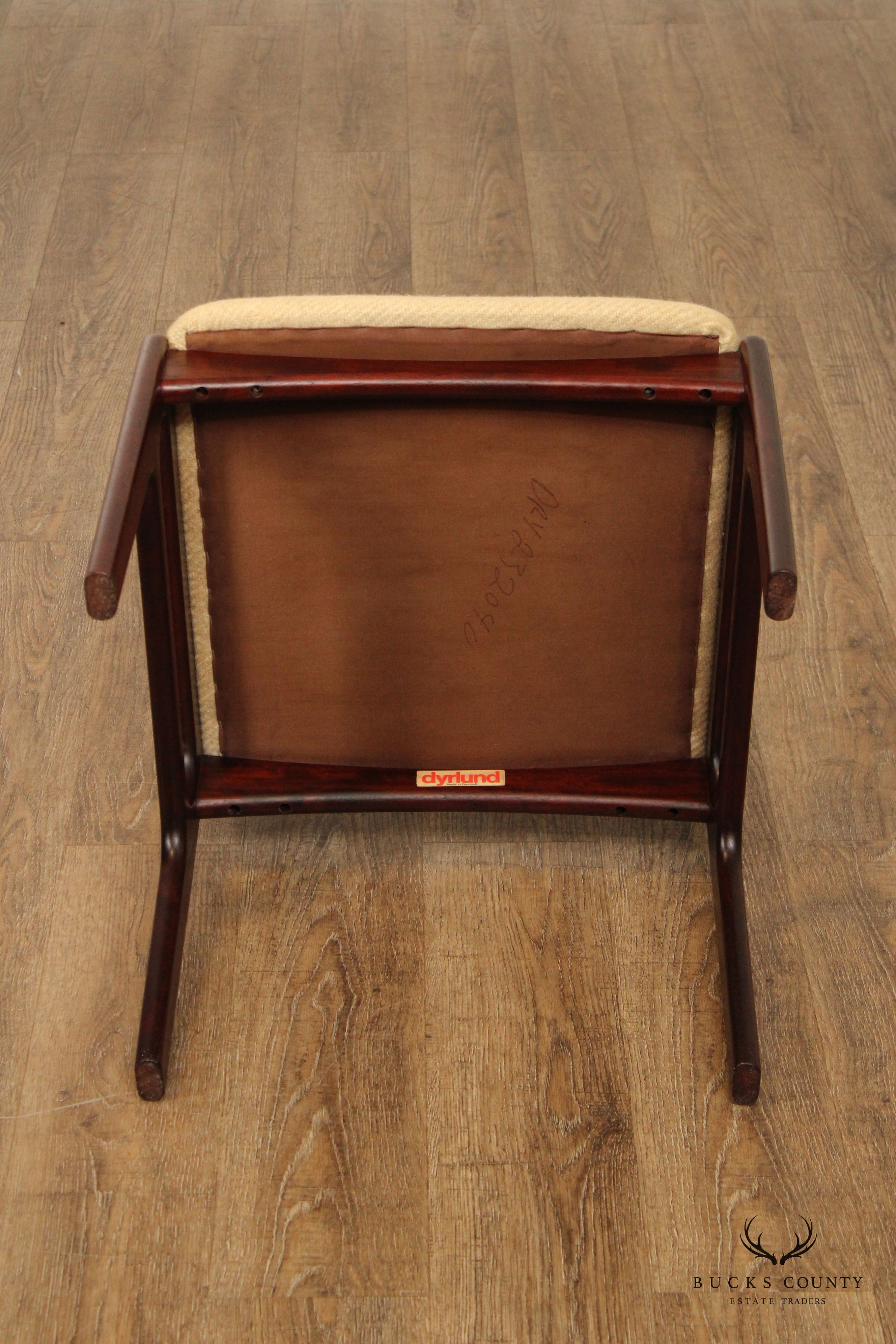 Dyrlund Danish Modern Rosewood  Side Chair