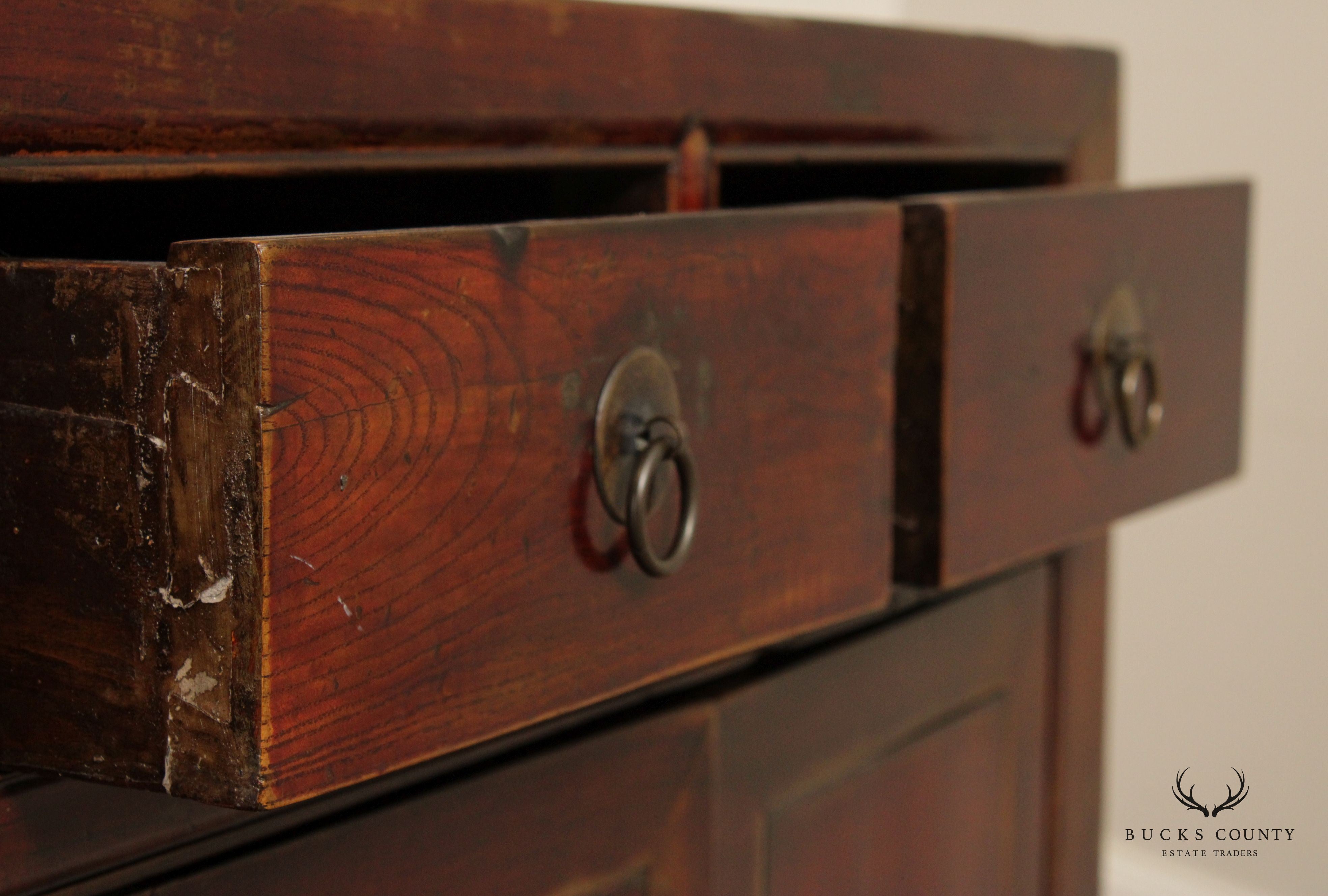 Chinese 19th Century Antique Hardwood Server Cabinet