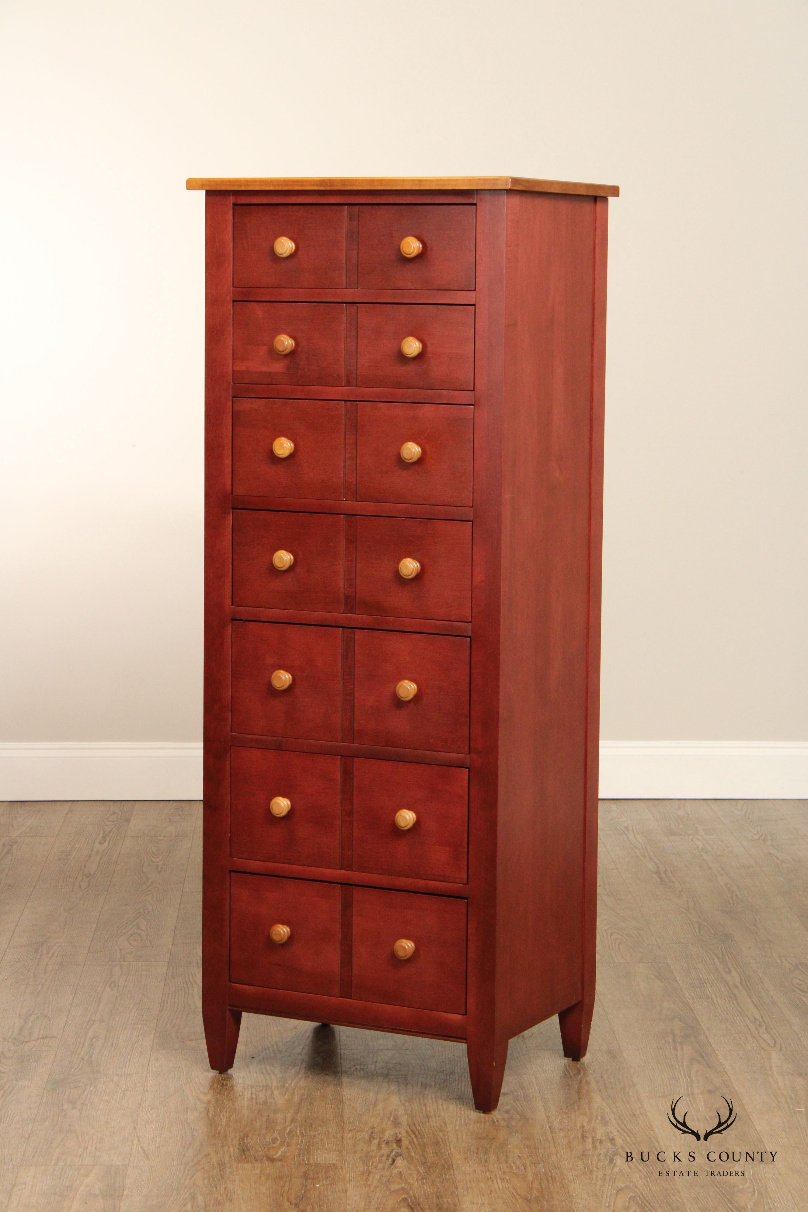 ETHAN ALLEN COUNTRY COLORS MAPLE LINGERIE CHEST