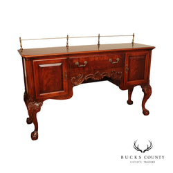 Stanley Furniture Chippendale Style Mahogany Sideboard