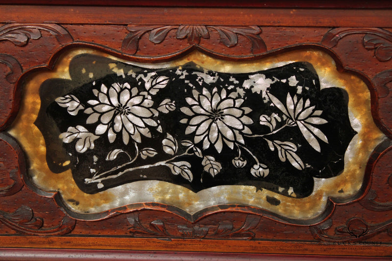 Antique Chinese Carved and Decorated Credenza