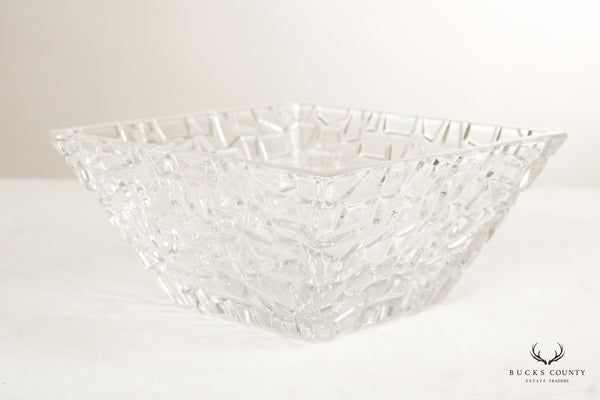 Tiffany & Co. Square 'Sierra' Cut Glass Bowl