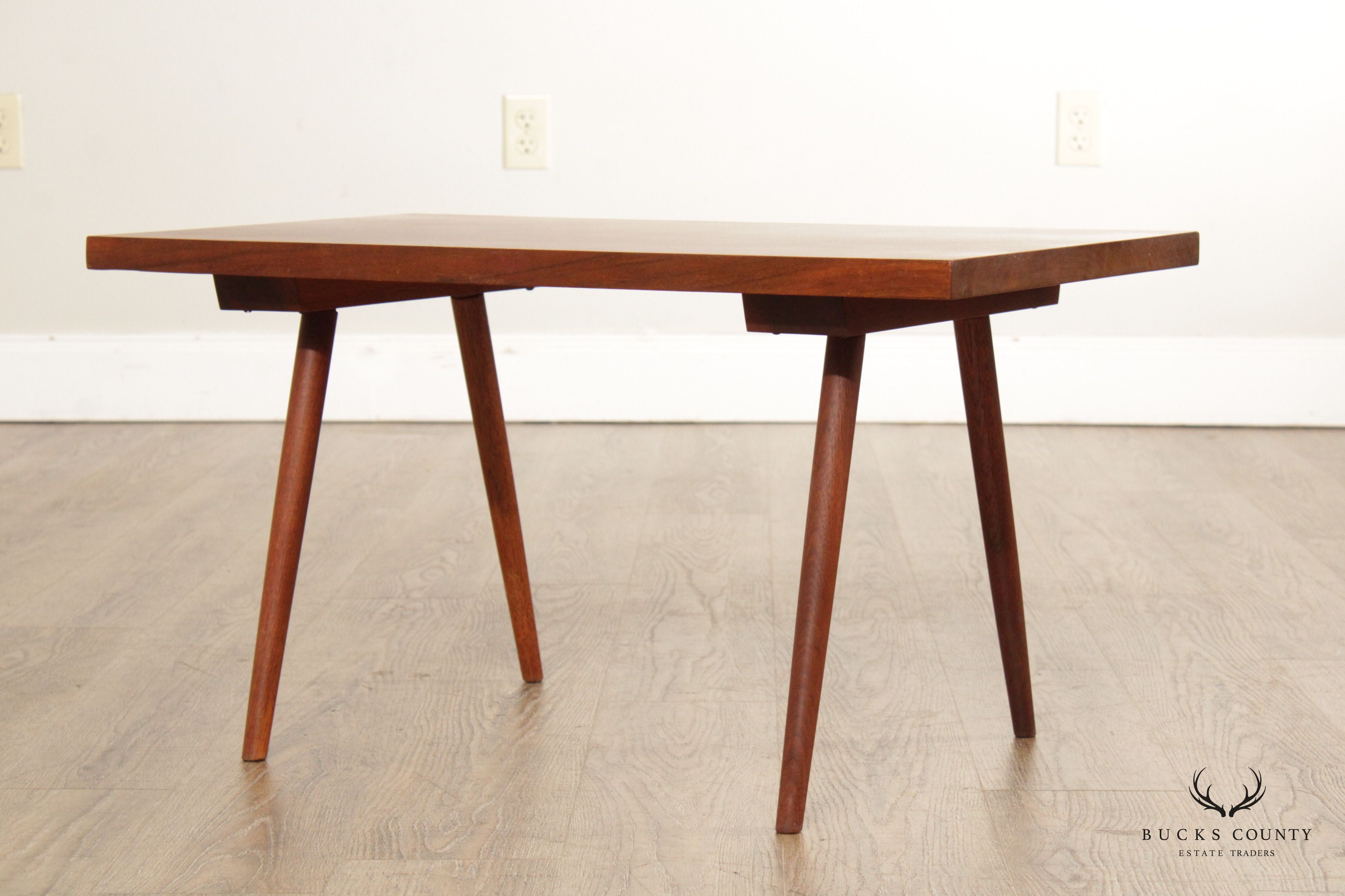 New Hope School Mid Century Walnut Coffee Table