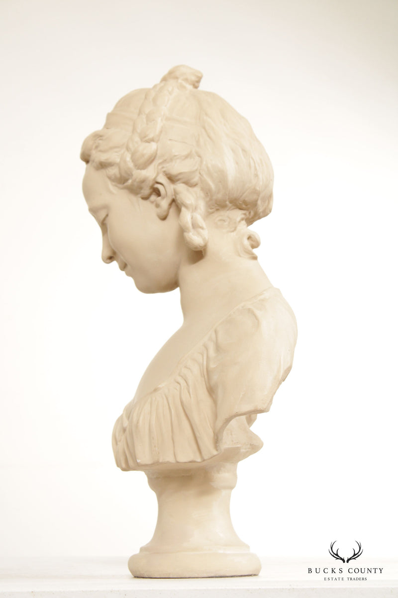 Vintage 'Reflecting Spirit'  Bust Sculpture, After Attiret