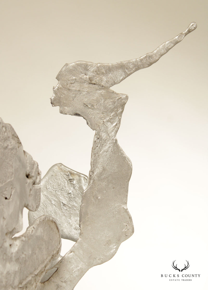 Joe Seltzer Abstract 'Aluminum C's' Metal Sculpture