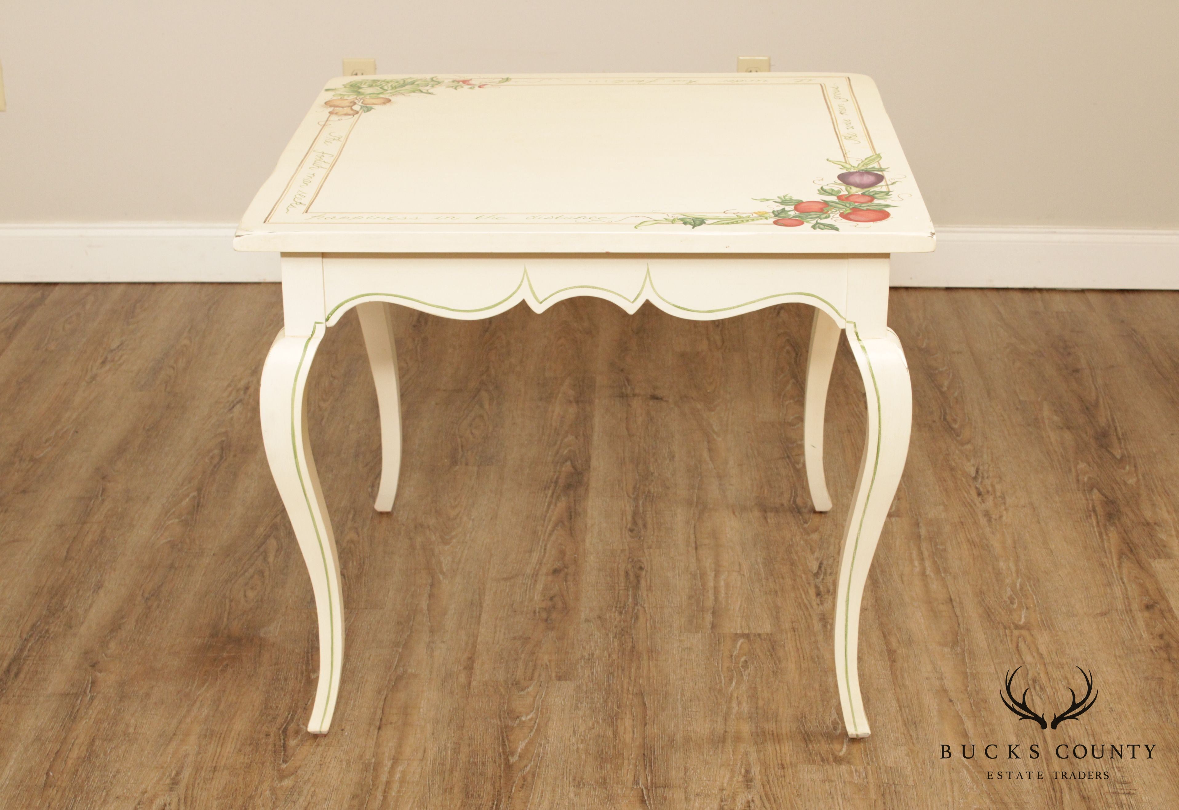 Quality Hand Painted Square Dining Table