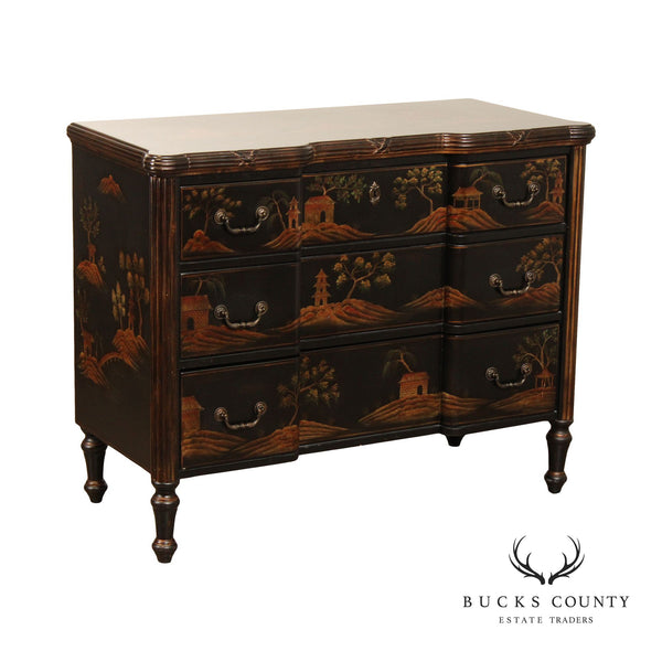 Regency Style Japanned Painted Chest of Drawers