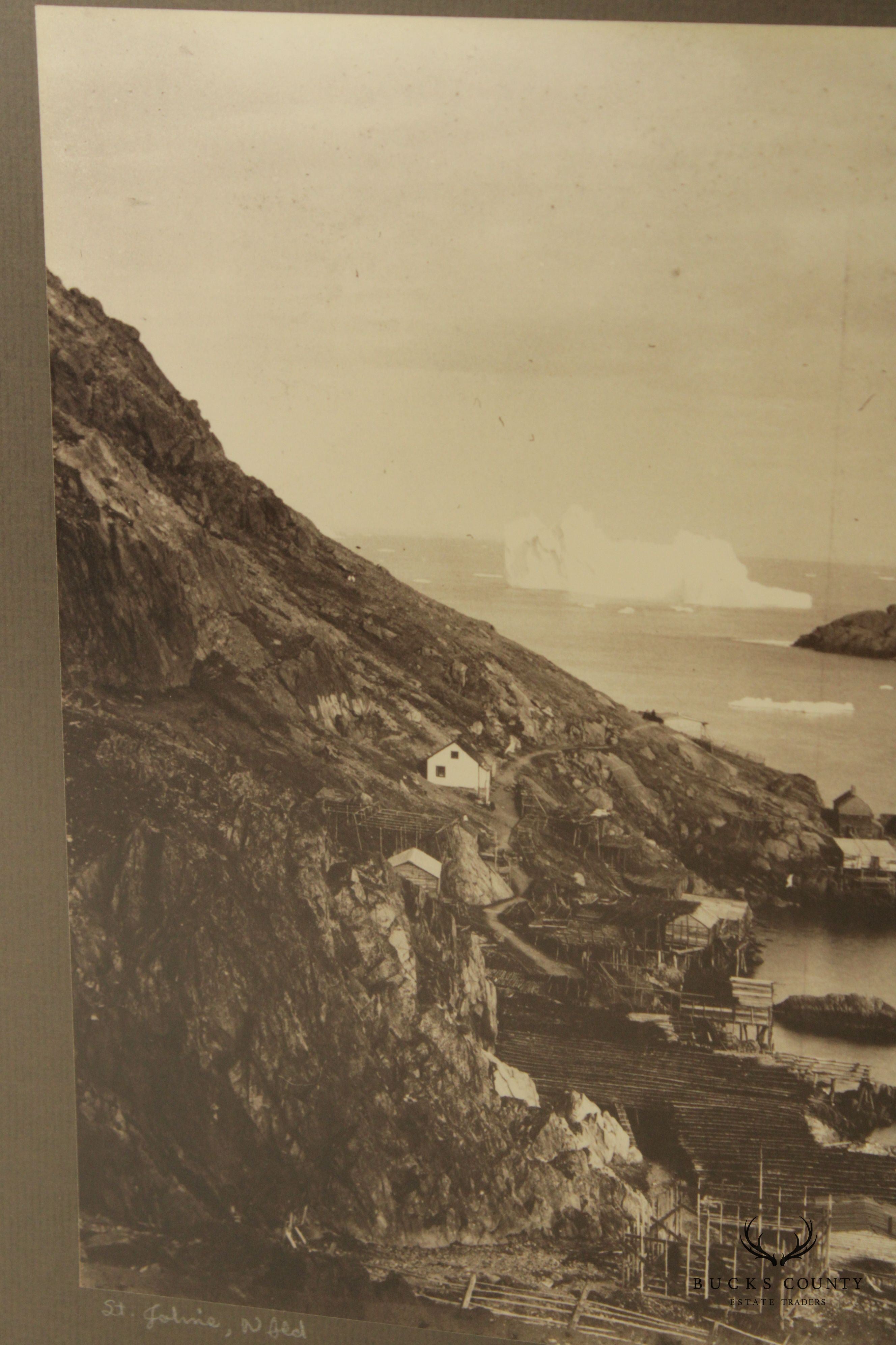 Antique 1900s The Battery St. Johns Newfoundland Photography