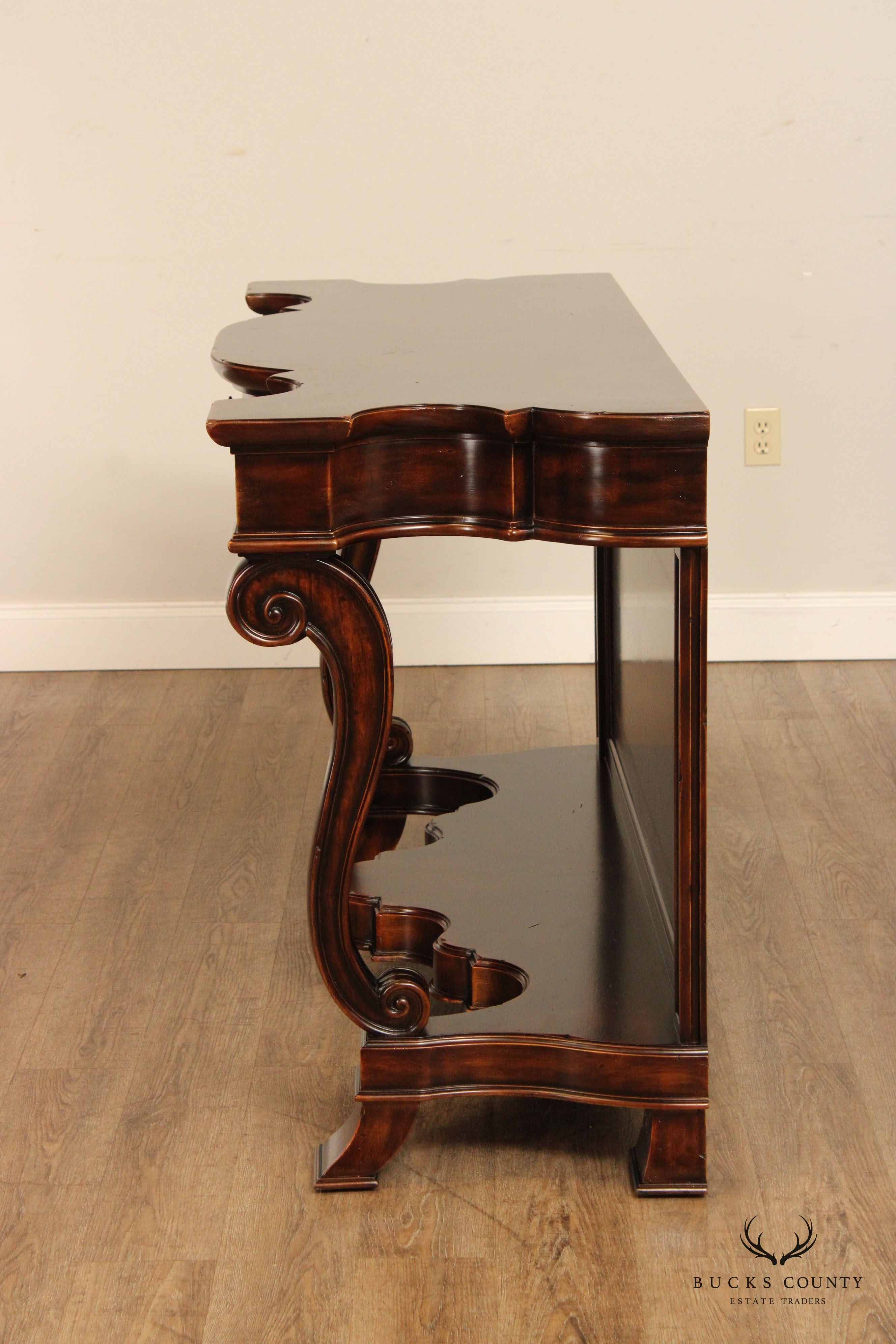 Artistica  Empire Style Mahogany Console Table