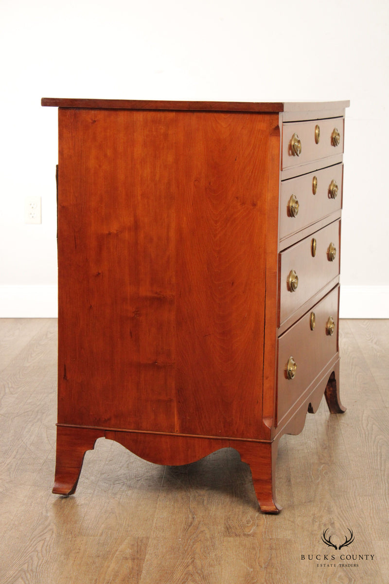 Antique 19th C. Federal Period Cherry Chest of Drawers