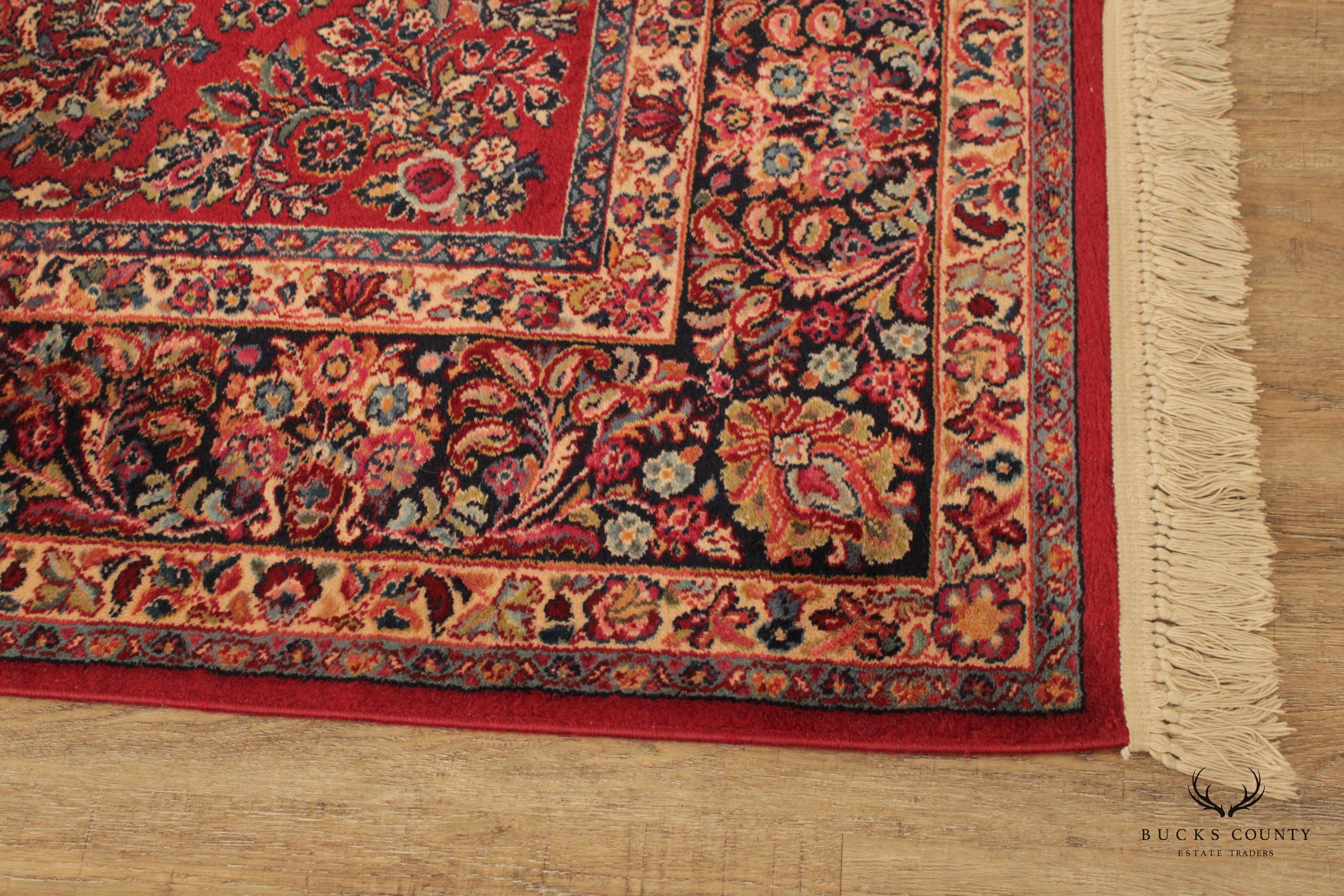 Karastan Red Sarouk 8.8 x 12 Wool Area Rug