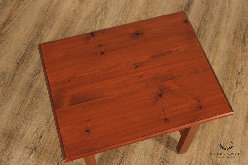 Shaker Style One-Drawer Pine Side Table