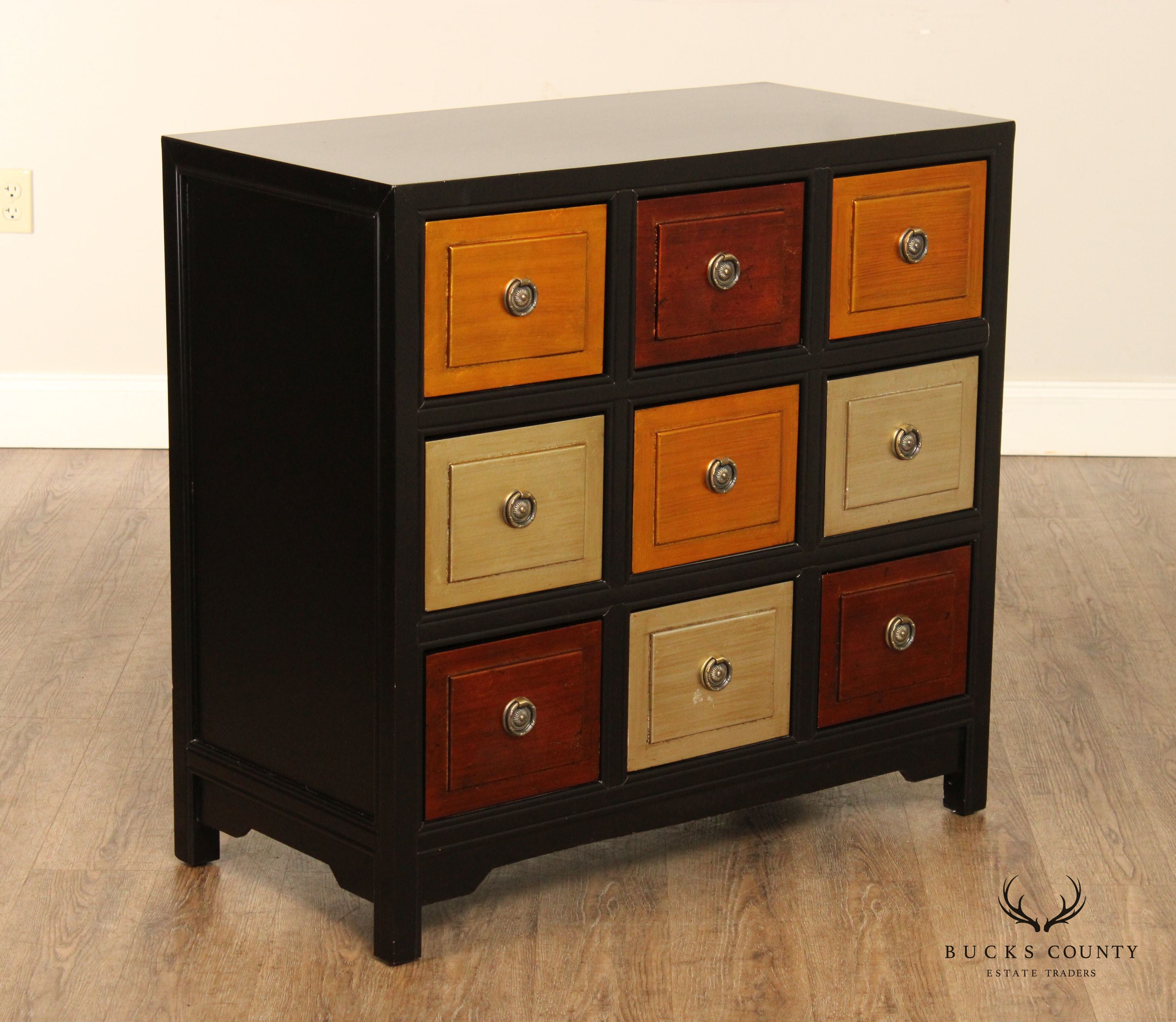 Bassett Mirror Co. Tic-Tac-Toe Color Block Chest