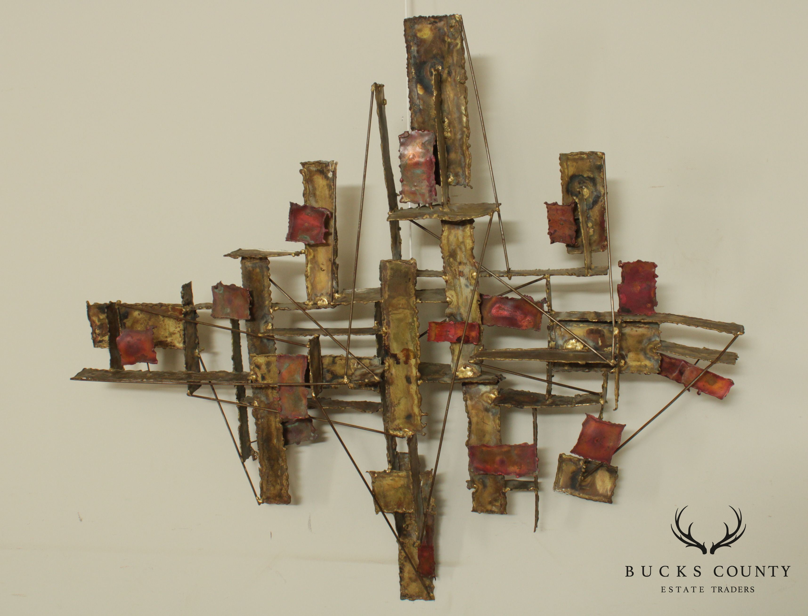 Silas Seandel Large Brutalist Wall Sculpture