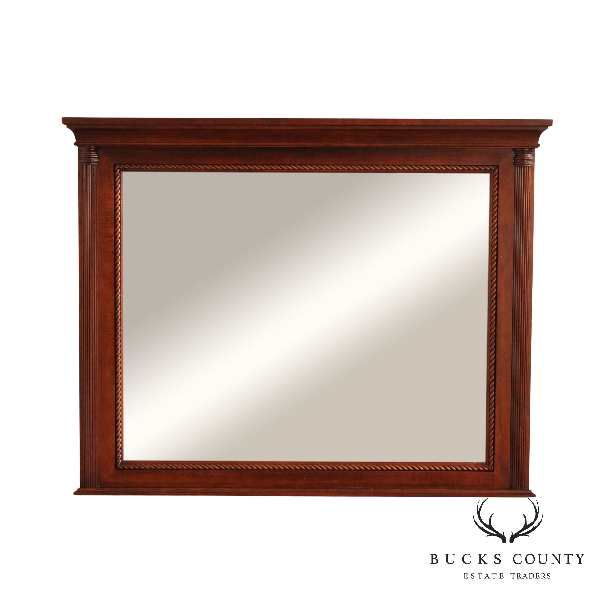 DURHAM FURNITURE 'SAVILE ROW' Beveled Landscape Mirror