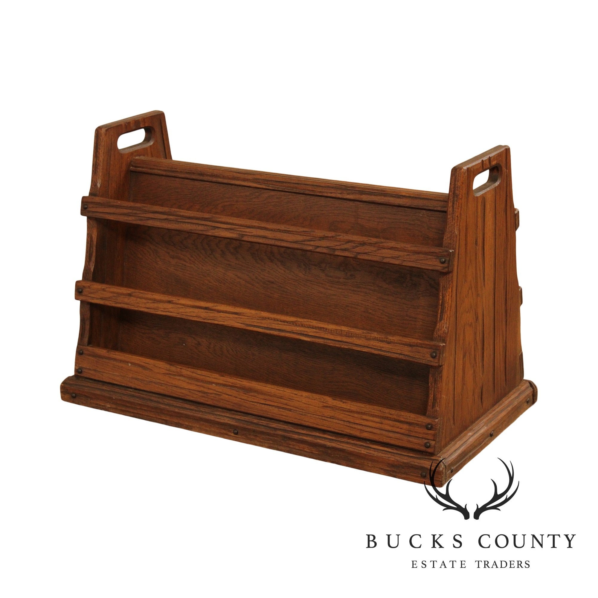 Brandt Ranch Oak Vintage Magazine Stand