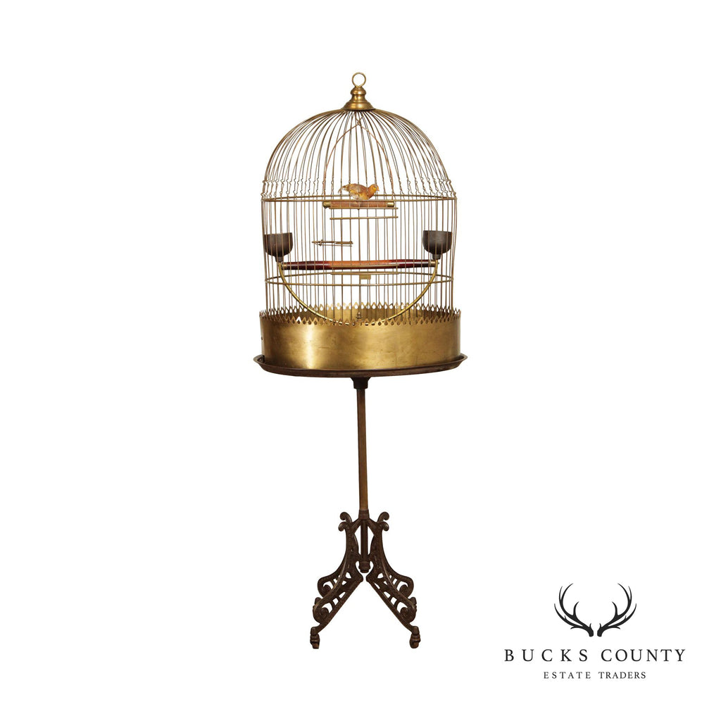 FOUND in ITHACA » Vintage Hendryx Bird Cage with Perches and Two Hendryx  Feeders (SOLD)