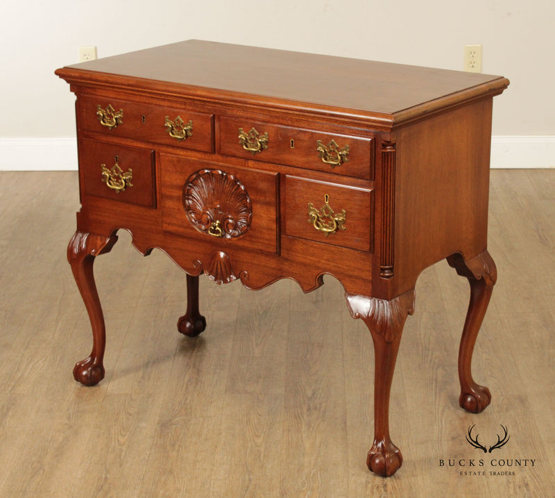 Biggs Kittinger Old Dominion Chippendale Style Carved Mahogany Lowboy