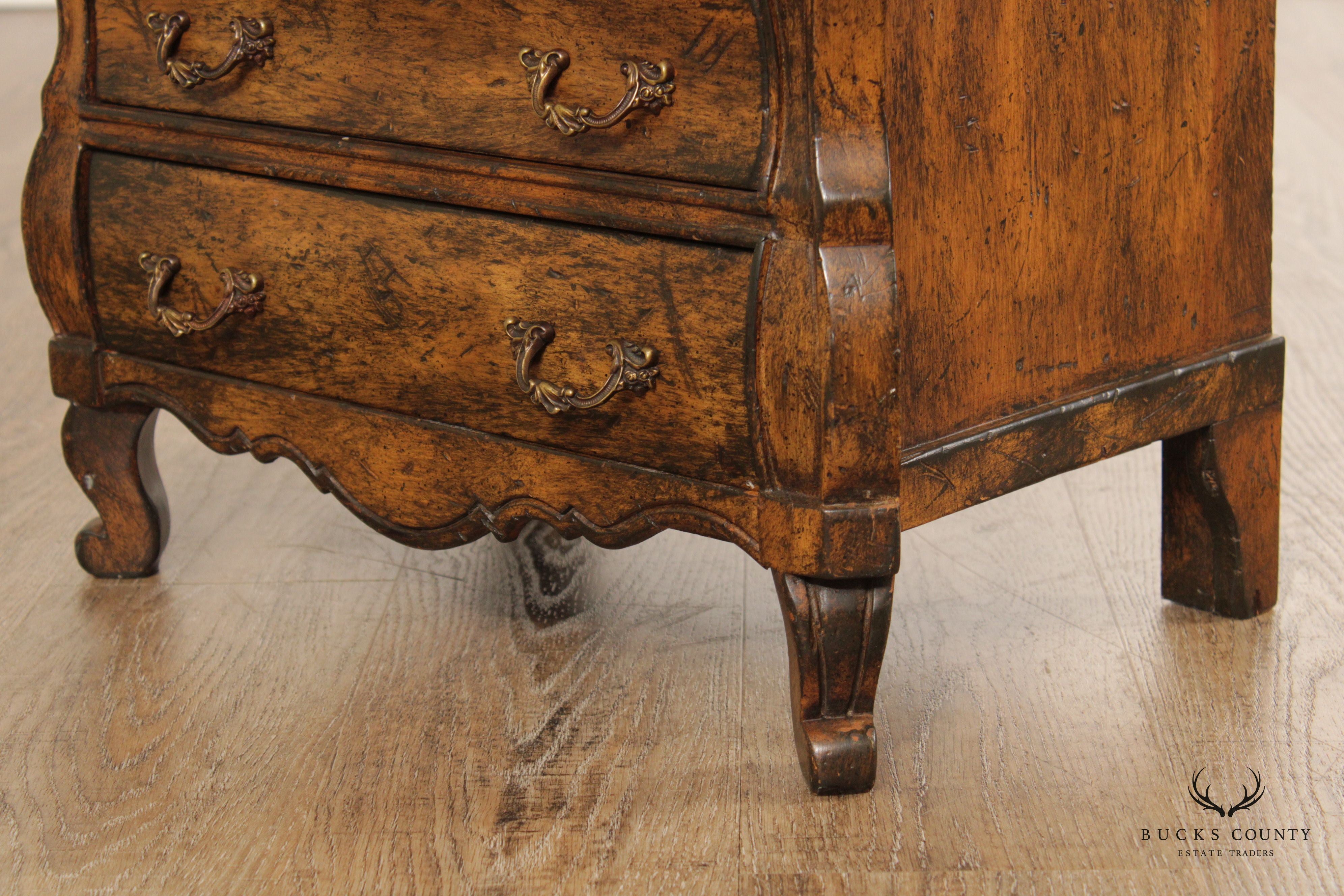 French Louis XV Style Petite Chest of Drawers