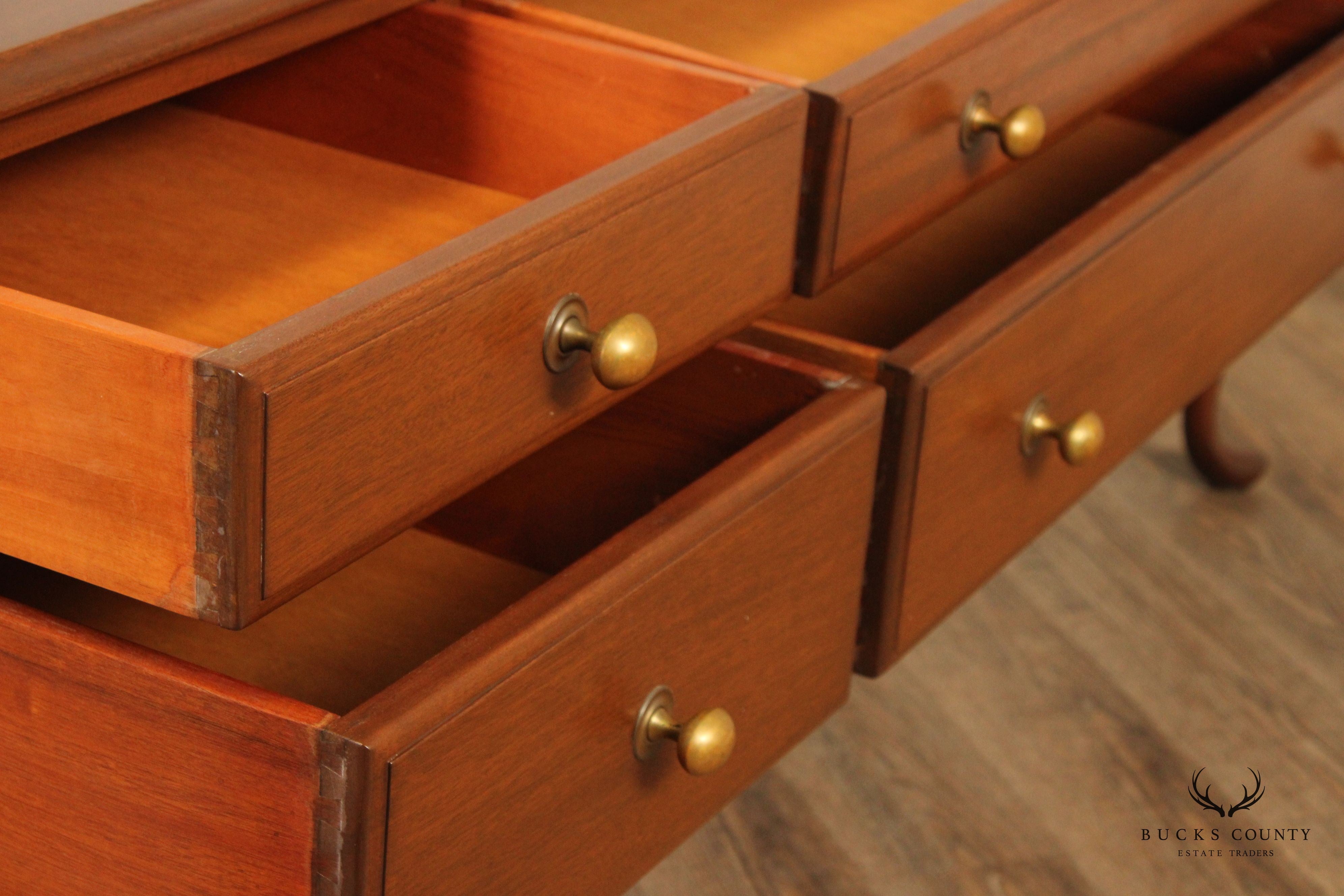 Alvin Rothenberger Bench Made Queen Anne Style Mahogany Sideboard