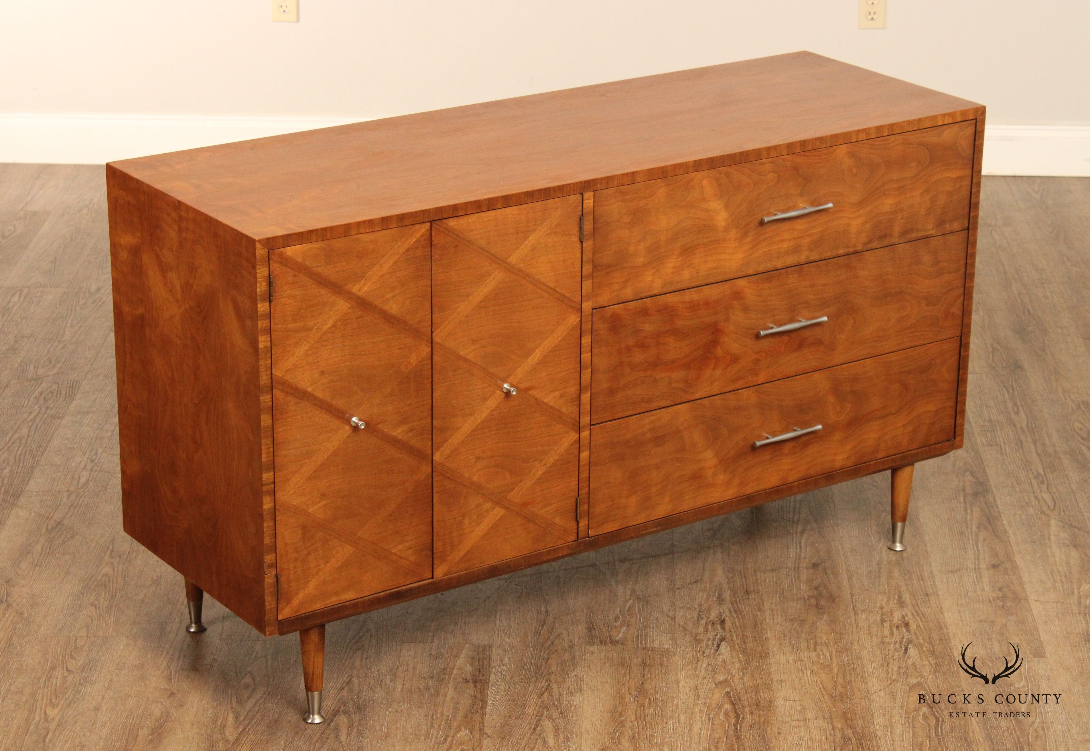 Lane Mid Century Modern Walnut Sideboard